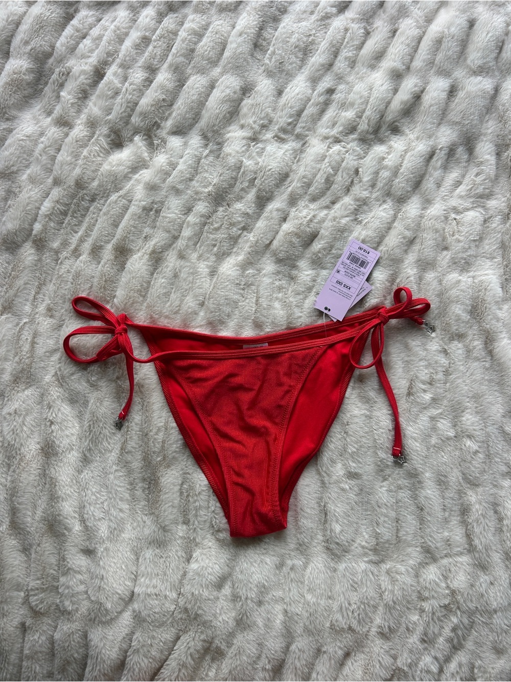 wild fable Bright Red Swim Bottoms with Tie Sides